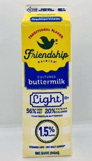 Friendship cultured Buttermilk Quart gallon