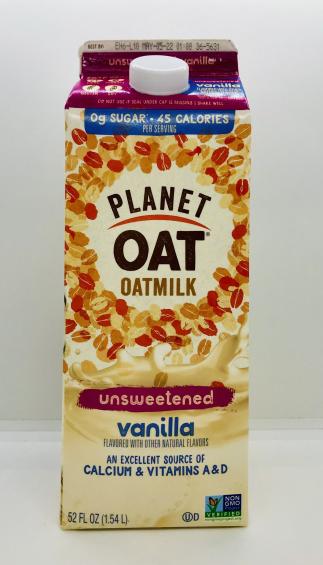 Planet Oat Oatmilk unsweetened Vanilla