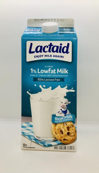 Lactaid 1% Milk 1/2Gal