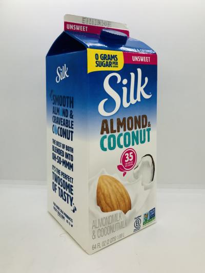 Silk Almond & Coconut milk 1/2 Gal Unsweet