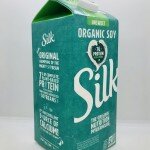 Silk Organic Unsweet Soymilk  1/2Gal