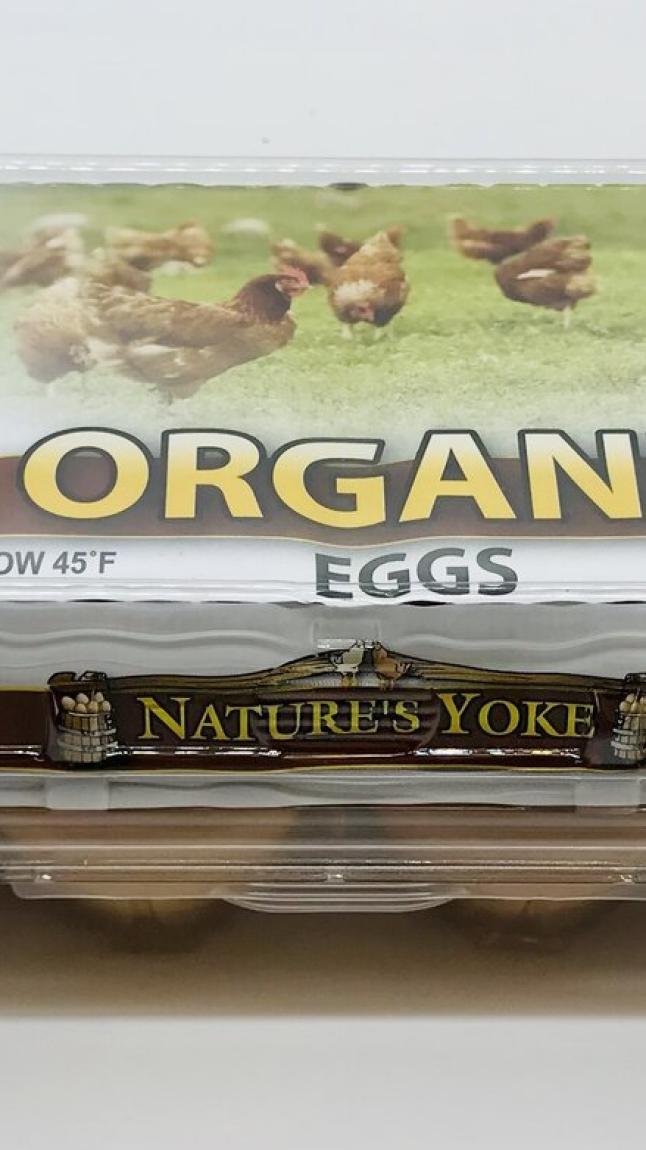 Nature's Yoke Organic 12 Eggs extra large