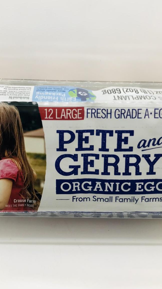 P&G Organic 12 Eggs Large