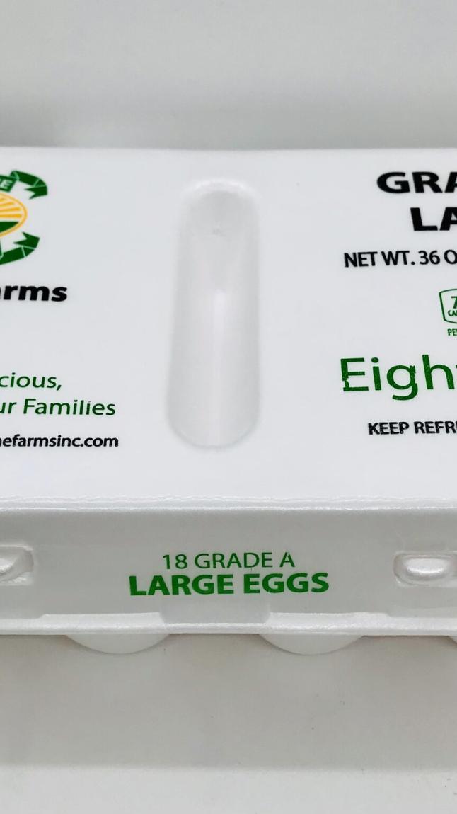 Sunshine White 18 Eggs Large