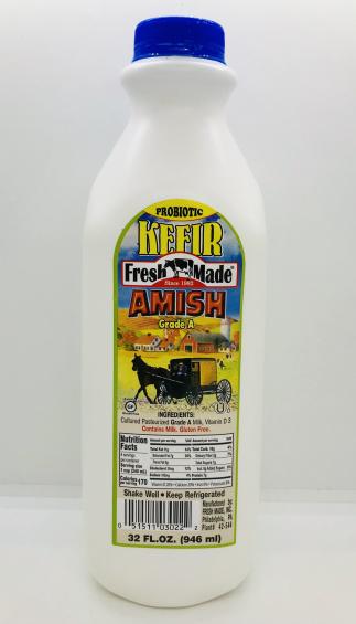 Fresh made Kefir Amish