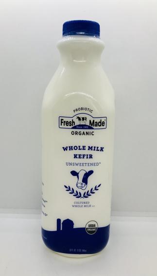 Fresh made kefir Organic whole milk unsweetened