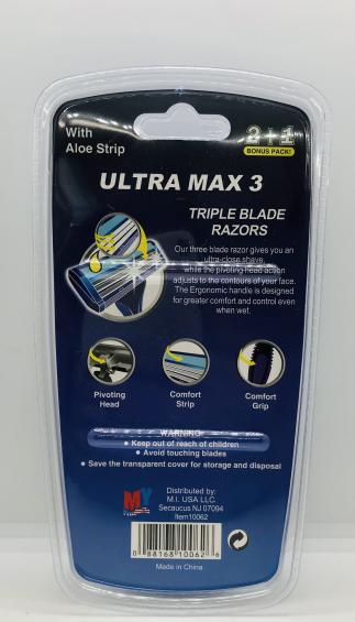 Ultra Max 3 (3 Pack Razors)