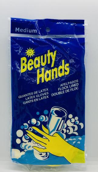 Beauty Hands Medium Latex Gloves