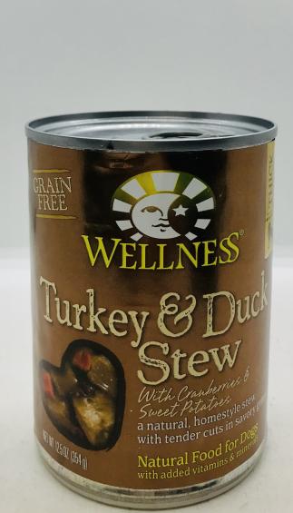 Wellness Turkey & Duck Stew With Cranberries & Sweet Potatoes 354g