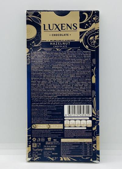 Luxens Chocolate Hazelnut 80g.