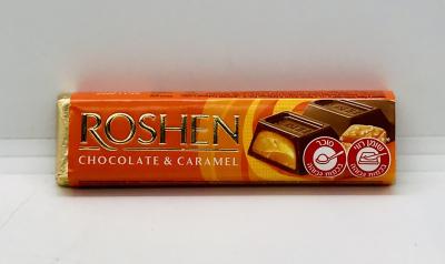 Roshen Chocolate & Caramel 40g.