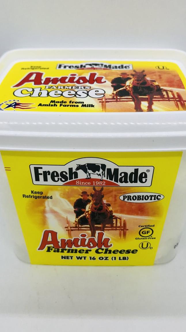 Fresh made Amish farmers cheese