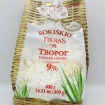 Rokiskio Tikras farmer cheese 9%