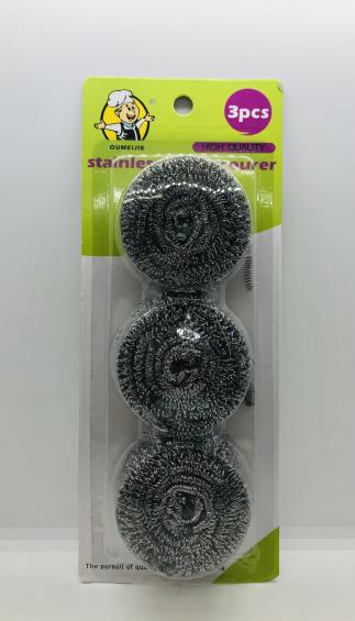 Oumeijie Stainiess Steel Scourer 3pcs