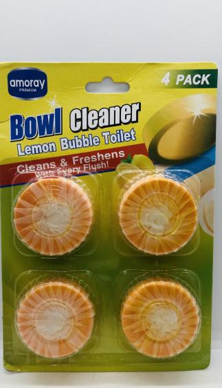 Bowl Cleaner Lemon Bubble Toilet 4Pack