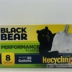 Black Bear Performance Plastic Recycling Clear 8 bags