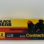 Black Bear Performance Plastic Black Contractor 2 bags