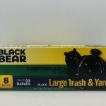 Black Bear Large Trash & Yard Performance Plastic 8 bags