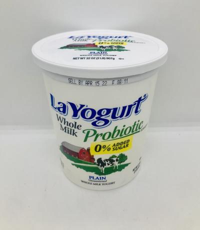 Layogurt Whole milk Plain Unsweetened 2Lb