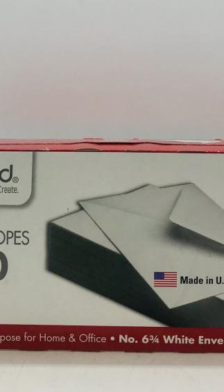 Mead White Envelopes 100 count