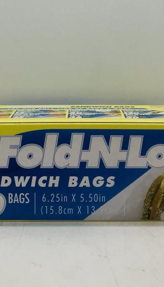 Fold-N-Lock Sandwich Bags 120 bags