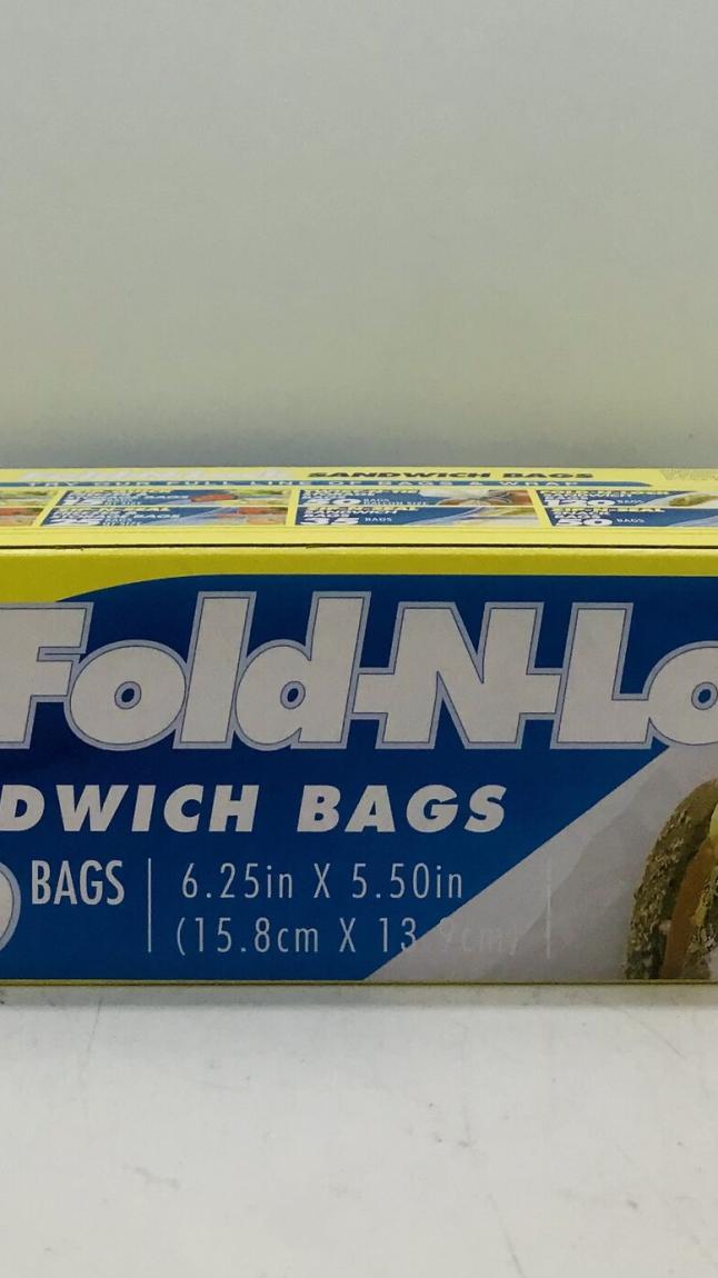 Fold-N-Lock Sandwich Bags 120 bags