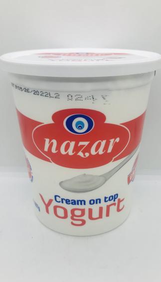 Nazar Yogurt Cream on top