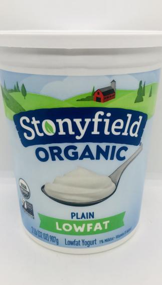 Stonyfild Yogurt Lowfat Plain 1% (2lb)