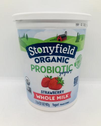 Stonyfield organic Yogurt Strawberry 2Lb