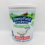 Stonyfield probiotic Yogurt Whole milk 2Lb Plain