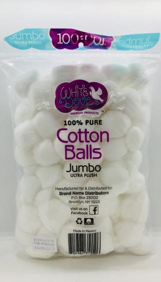 White Dove Cotton Balls Jumbo Ultra Plush