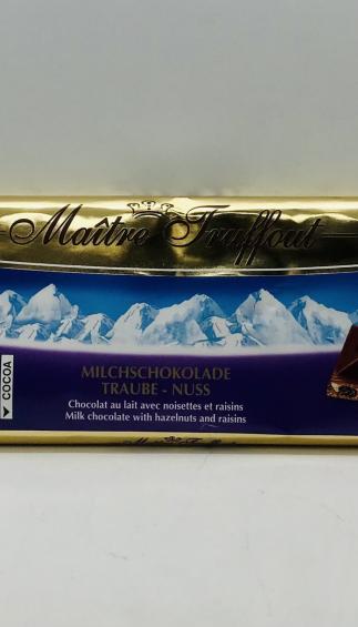 Maitre Truffout Milk Chocolate 300g.