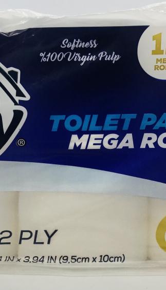 Only Home Evobeyond Toilet Pepper Mega Roll 12 Rolls