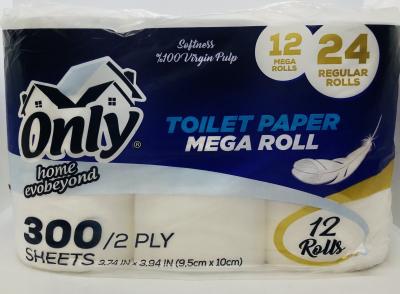 Only Home Evobeyond Toilet Pepper Mega Roll 12 Rolls