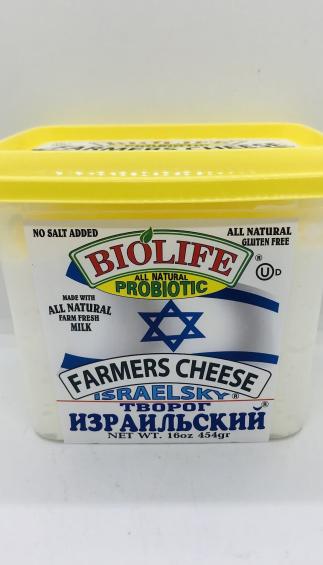 Biolife Farmer Cheese Israelsky (454g.)