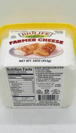 Biolife Farmer Cheese Tvorog (454g.)