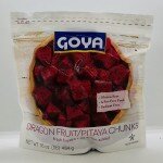 Goya Dragon Fruit Pitaya Chunks Fresh Frozen 454g