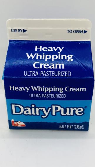 Dairy Pure Heavy Whipping Cream (Half pint)