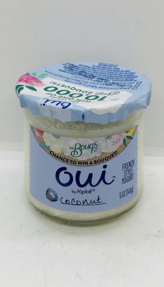 OUI by Yoplait coconut yogurt 5 OZ