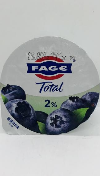 Fage yogurt 2% blueberry 150g.