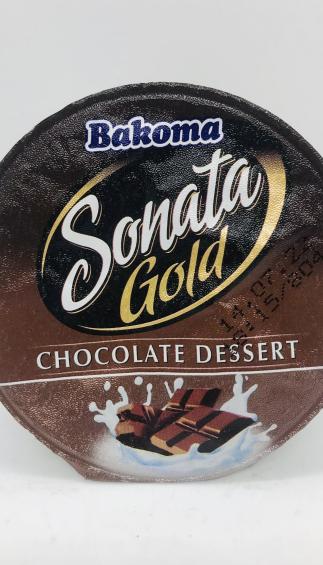 Bakoma Sonata gold chocolate dessert 140g.