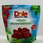 Dole Whole Strawberries Keep Frozen 454g