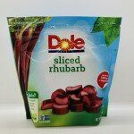 Dole Sliced Rhubarb Keep Frozen 454g