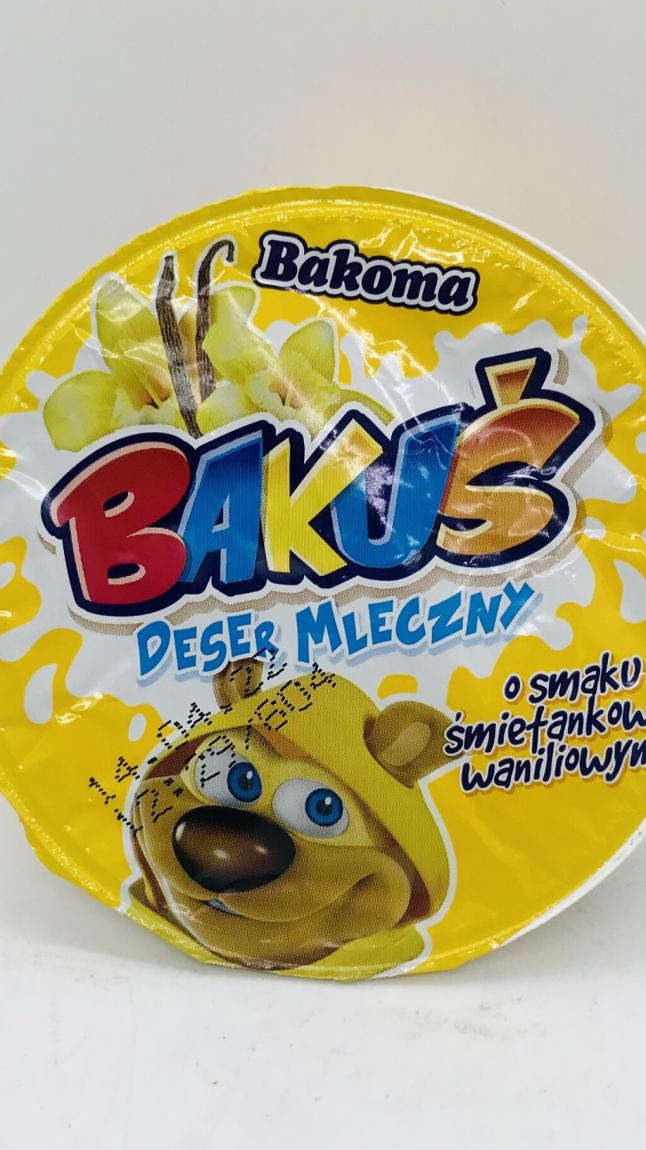 Bakoma Bakus vanilla milk dessert 100g.