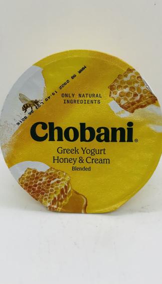 Chobani Greek Yogurt Honey & Cream 150g.