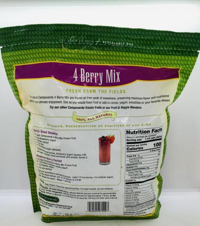 Campoverde 4 Berry Mix Keep Frozen 1.36kg