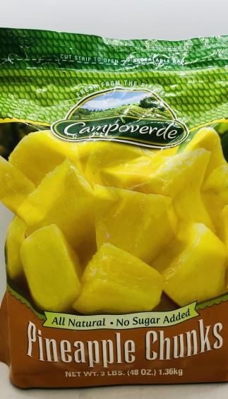 Campoverde Pineapple Chunks Keep Frozen 1.36kg