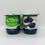 Activia lowfat prune yogurt 113g x 4