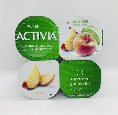 Activia lowfat peach yogurt 113g x 4