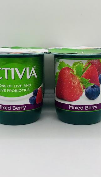 Activia lowfat mixed berry yogurt 113g x 4